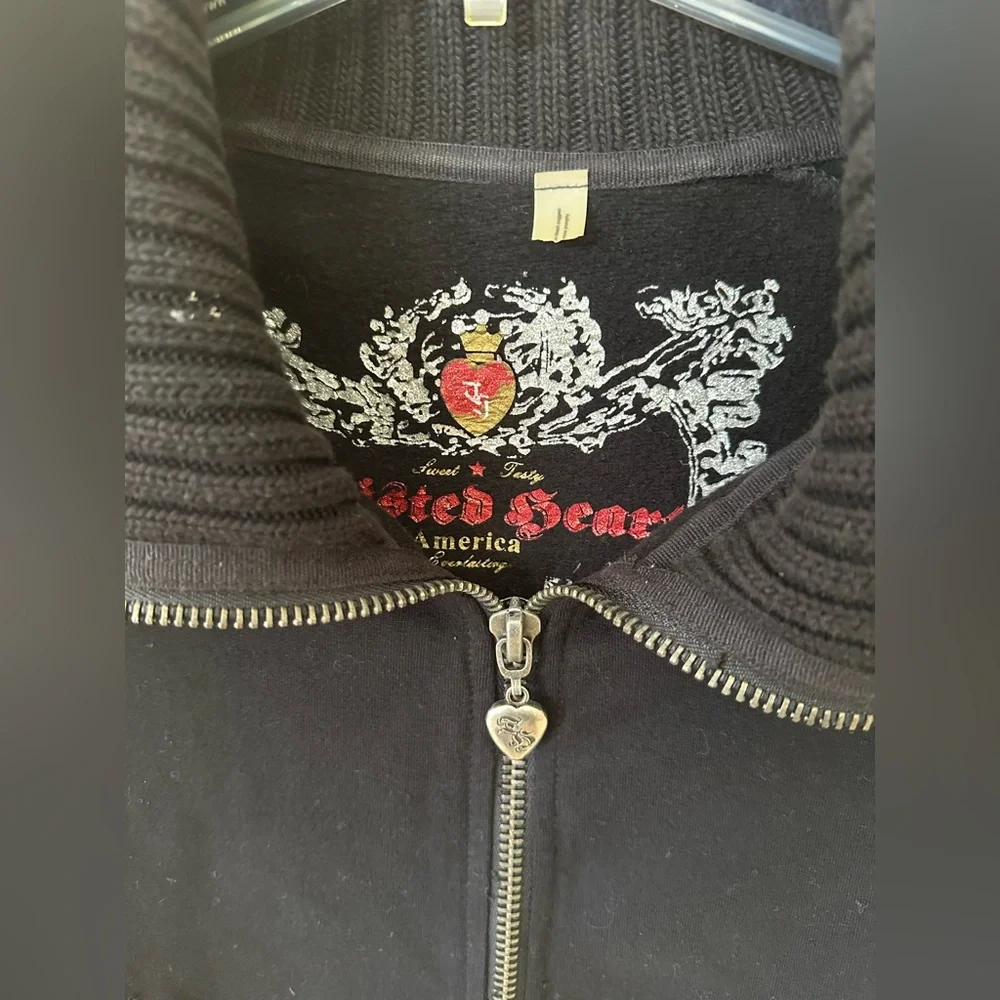 Twisted Heart Angel Wing Bomber Jacket